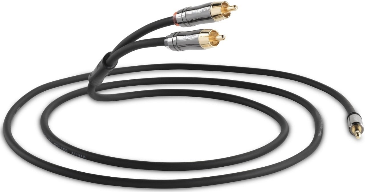 QE-6501 PERFORMANCE AUDIO J2P - Bir ucu 3.5mm Diğer ucu RCA Kablo  3 Metre