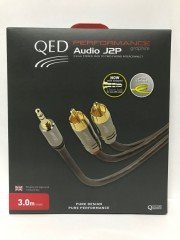 QE-6501 PERFORMANCE AUDIO J2P - Bir ucu 3.5mm Diğer ucu RCA Kablo  3 Metre