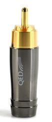 QED QE-6122/QE-6120 RCA Uç Kırmızı/Siyah (2 adet fiyatı)