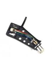 HiFi Headshell Angled Siyah renk. Düz kol pikaplar için uyumludur.(headshell kablosu dahil)