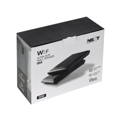 W5F Ultra Slim Siyah Duvar Hoparlörü Çift Fiyatıdır