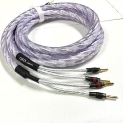 QE-1480 Genesis Silver Spiral 2x2 Metre Hoparlör Kablosu