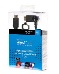 HDMI kablo döner başlıklı V1.4 2 metre
