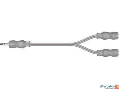 3.5mm Stereo 2 x 3.5mm Stereo kablo